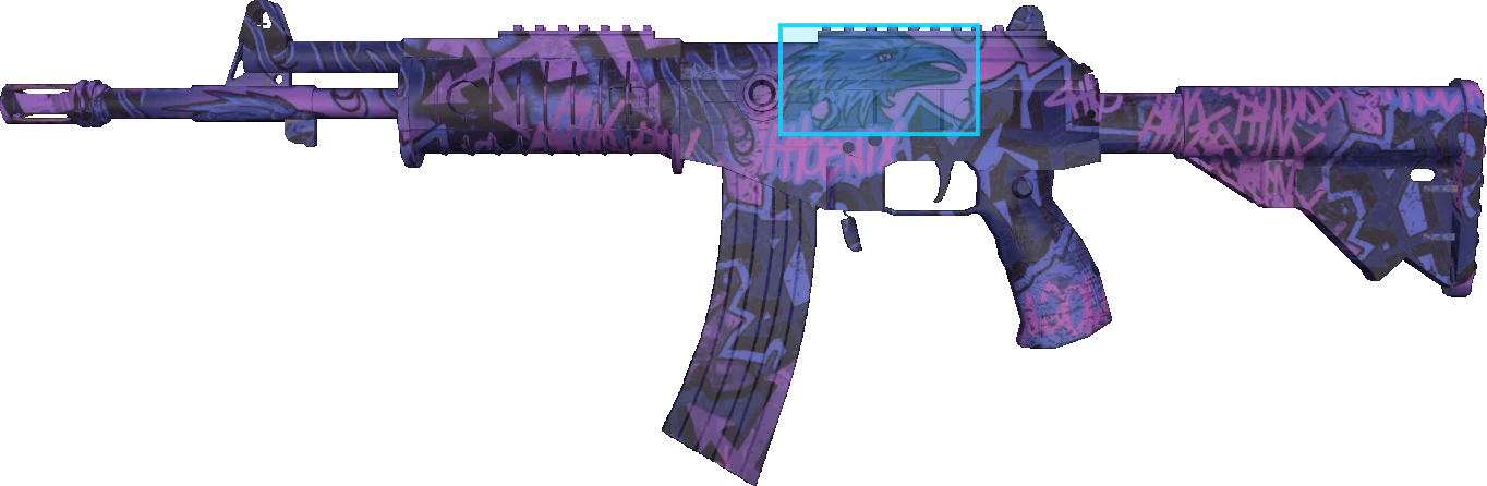 Pattern preview for GALIL AR | GALIL AR PHOENIX BLACKLIGHT