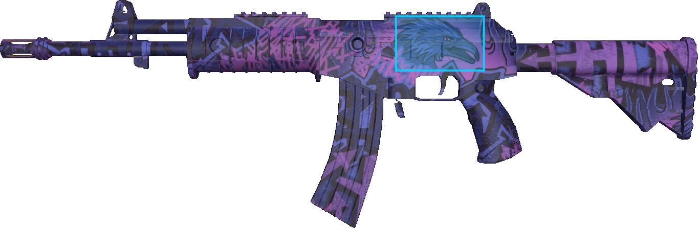 Pattern preview for GALIL AR | GALIL AR PHOENIX BLACKLIGHT