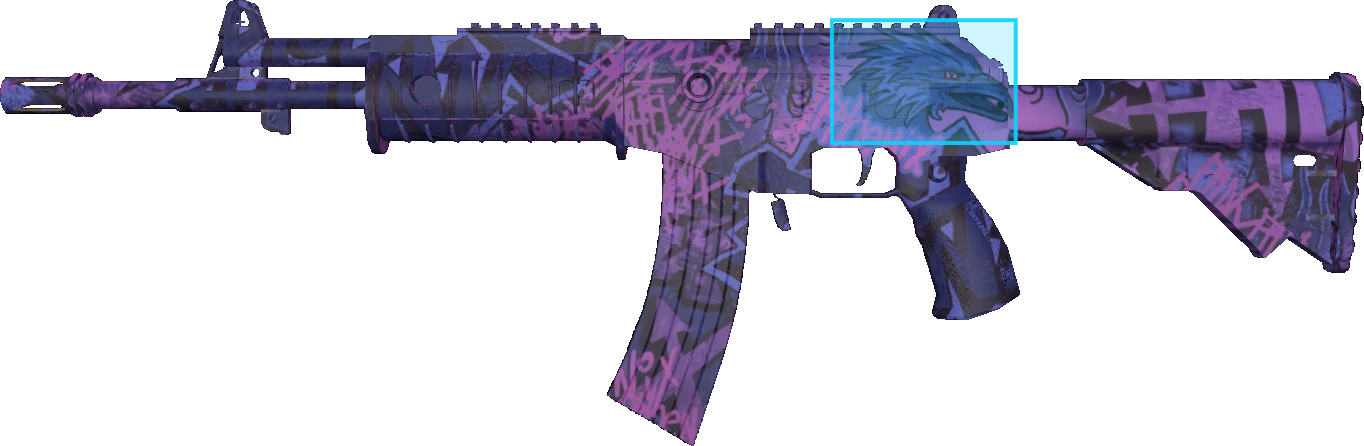 Pattern preview for GALIL AR | GALIL AR PHOENIX BLACKLIGHT