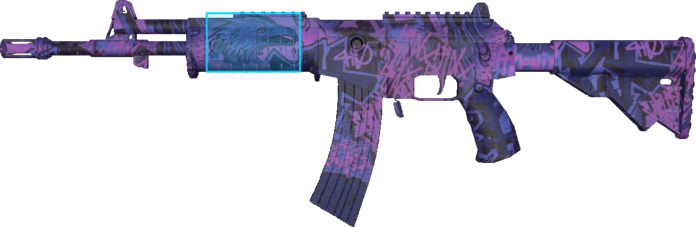 Pattern preview for GALIL AR | GALIL AR PHOENIX BLACKLIGHT