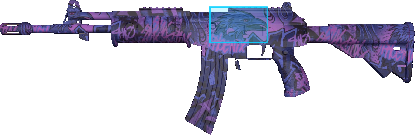 Pattern preview for GALIL AR | GALIL AR PHOENIX BLACKLIGHT