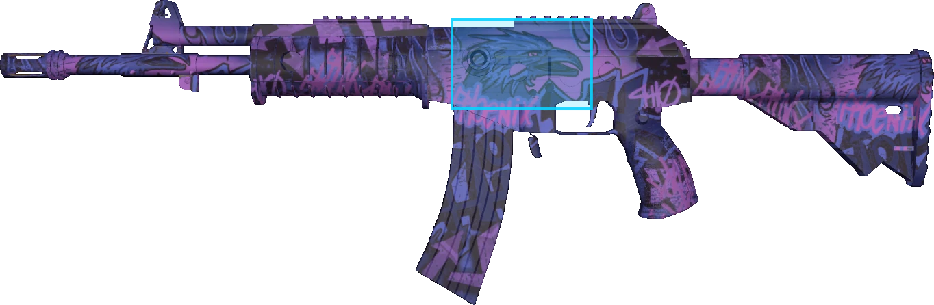 Pattern preview for GALIL AR | GALIL AR PHOENIX BLACKLIGHT