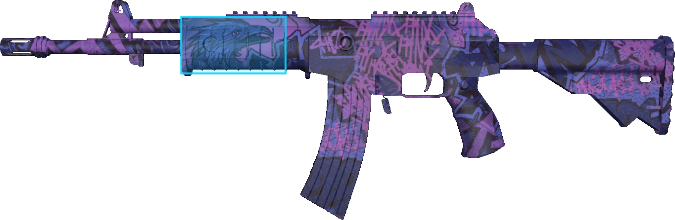 Pattern preview for GALIL AR | GALIL AR PHOENIX BLACKLIGHT