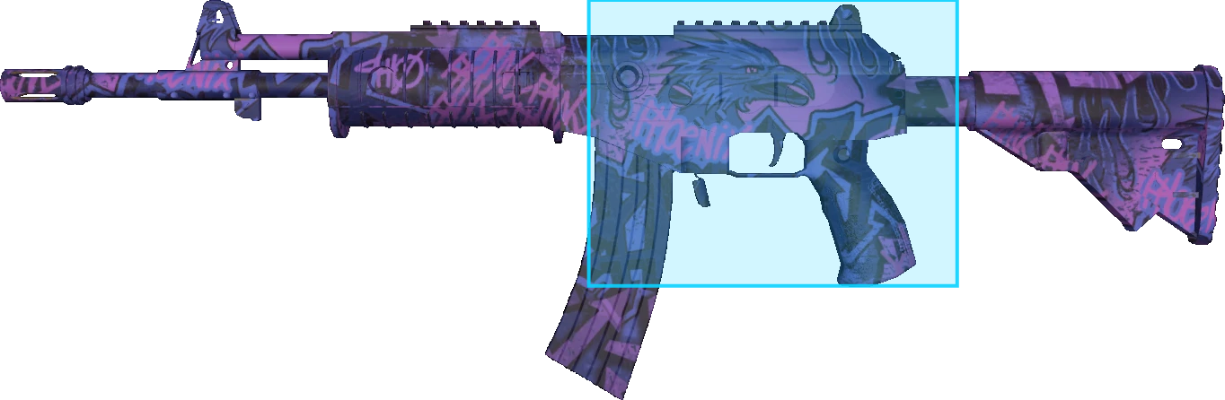 Pattern preview for GALIL AR | GALIL AR PHOENIX BLACKLIGHT