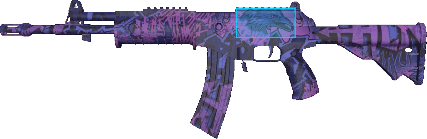 Pattern preview for GALIL AR | GALIL AR PHOENIX BLACKLIGHT
