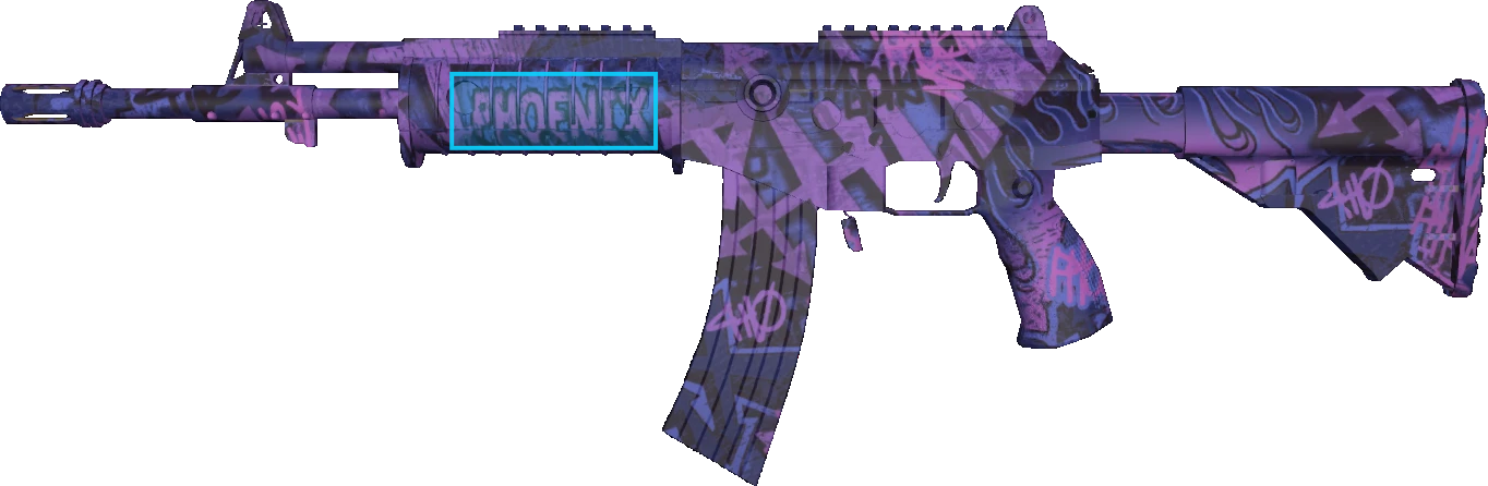 Pattern preview for GALIL AR | GALIL AR PHOENIX BLACKLIGHT