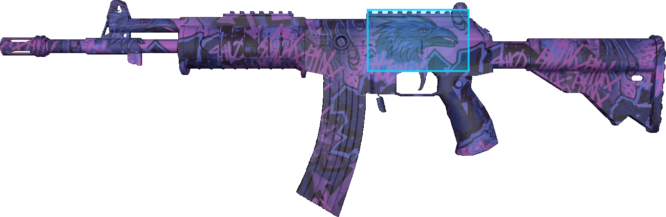 Pattern preview for GALIL AR | GALIL AR PHOENIX BLACKLIGHT