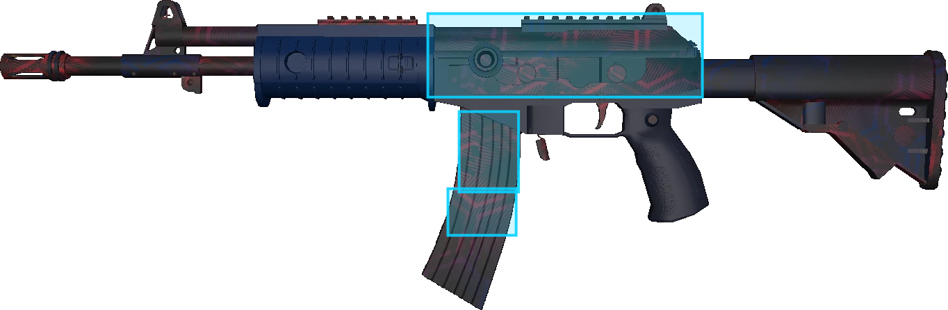 Pattern preview for GALIL AR | GALIL AR SIGNAL