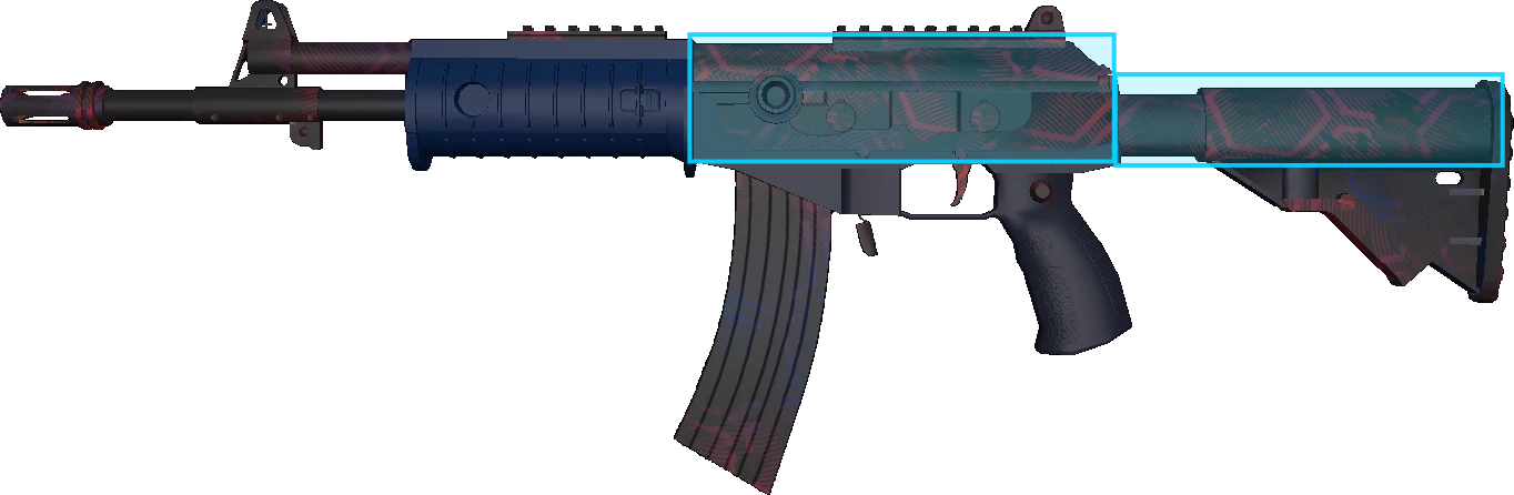 Pattern preview for GALIL AR | GALIL AR SIGNAL