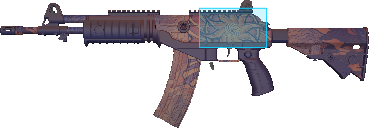 Pattern preview for GALIL AR | GALIL AR SKY MANDALA