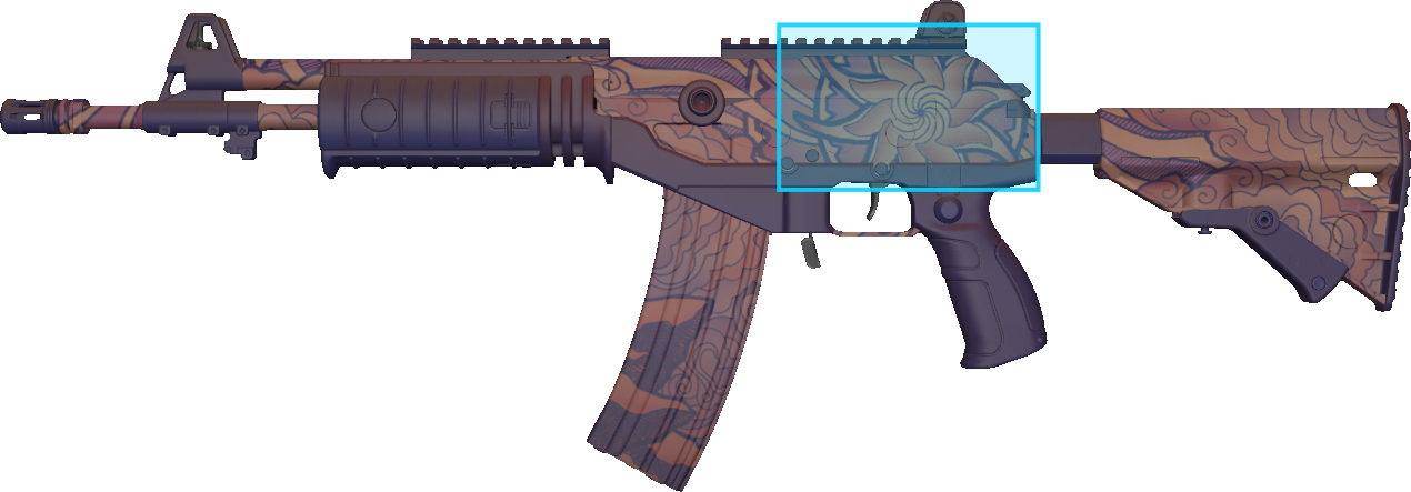 Pattern preview for GALIL AR | GALIL AR SKY MANDALA