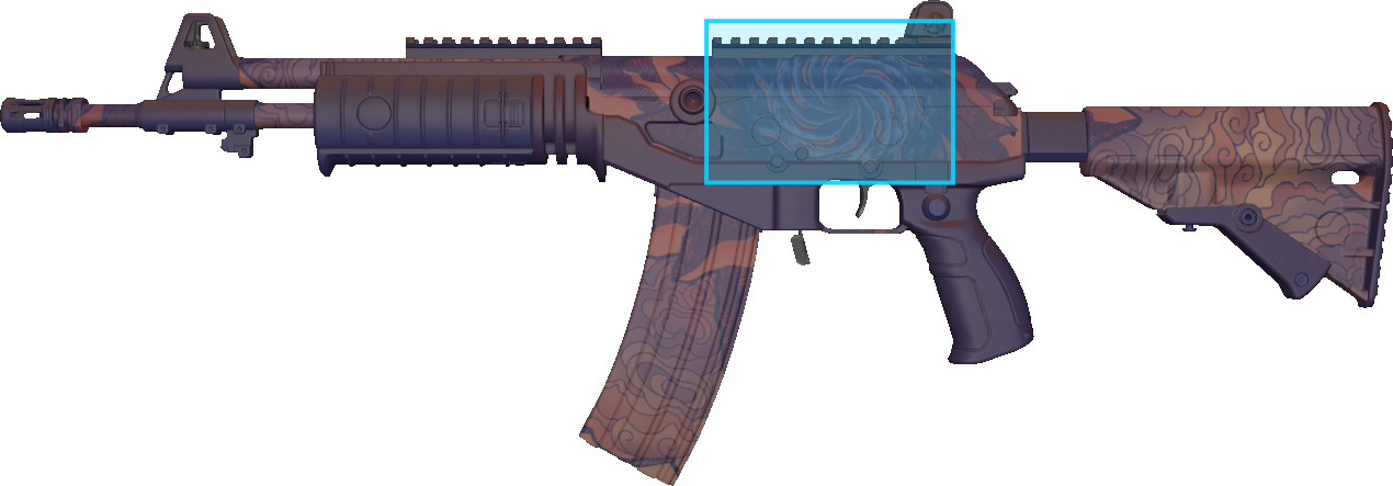 Pattern preview for GALIL AR | GALIL AR SKY MANDALA