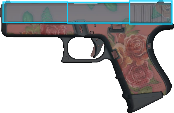 Pattern preview for GLOCK-18 | GLOCK-18 CORAL BLOOM