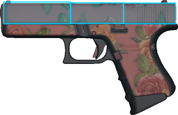 Pattern preview for GLOCK-18 | GLOCK-18 CORAL BLOOM
