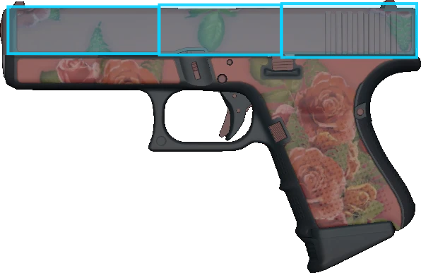 Pattern preview for GLOCK-18 | GLOCK-18 CORAL BLOOM