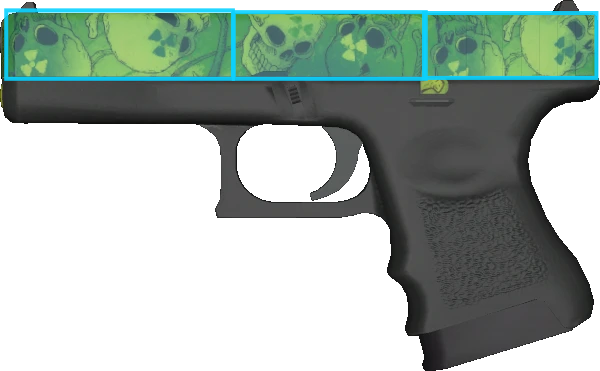 Pattern preview for GLOCK-18 | GLOCK-18 NUCLEAR GARDEN