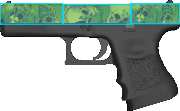 Pattern preview for GLOCK-18 | GLOCK-18 NUCLEAR GARDEN