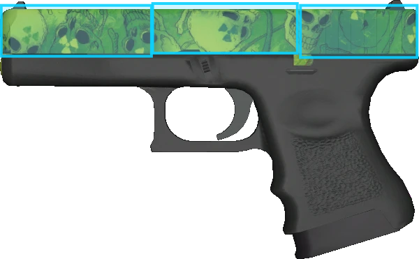 Pattern preview for GLOCK-18 | GLOCK-18 NUCLEAR GARDEN