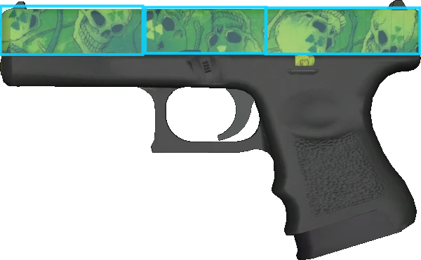 Pattern preview for GLOCK-18 | GLOCK-18 NUCLEAR GARDEN