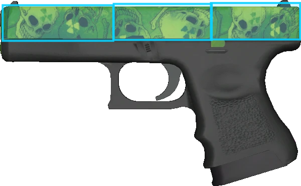Pattern preview for GLOCK-18 | GLOCK-18 NUCLEAR GARDEN