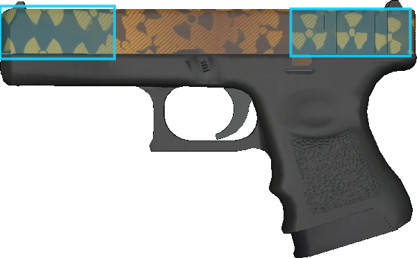 Pattern preview for GLOCK-18 | GLOCK-18 REACTOR
