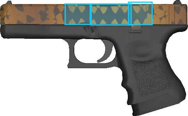 Pattern preview for GLOCK-18 | GLOCK-18 REACTOR
