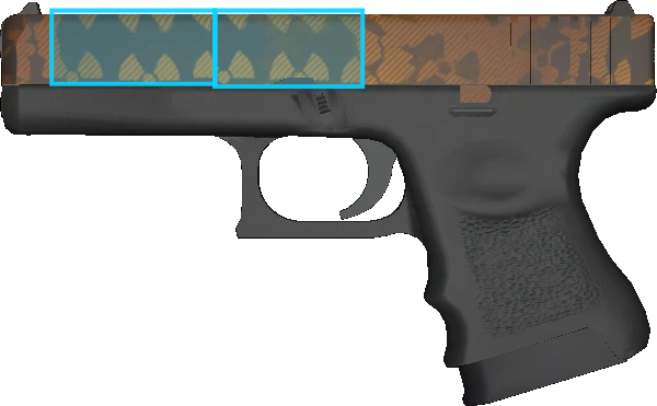 Pattern preview for GLOCK-18 | GLOCK-18 REACTOR