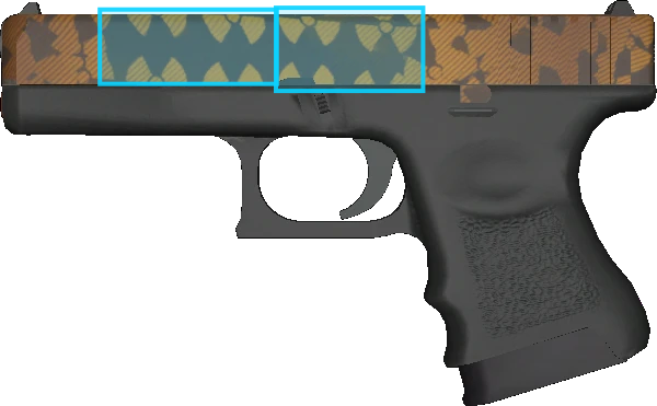 Pattern preview for GLOCK-18 | GLOCK-18 REACTOR