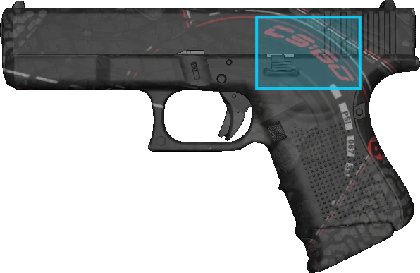Pattern preview for GLOCK-18 | GLOCK-18 RED TIRE