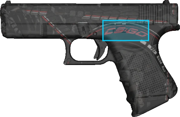 Pattern preview for GLOCK-18 | GLOCK-18 RED TIRE