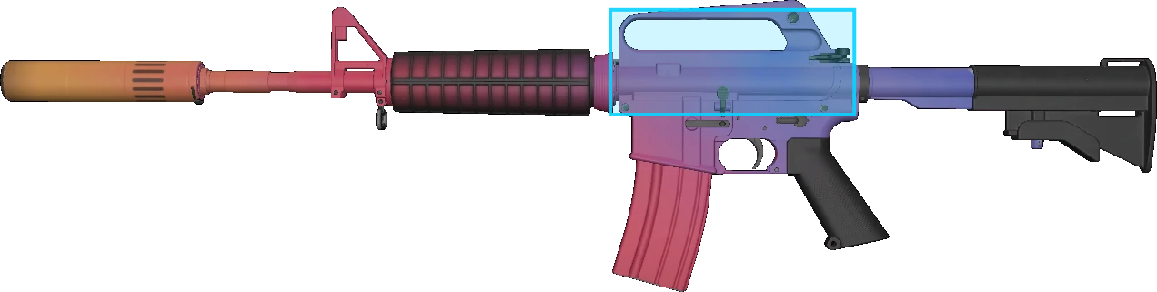 Pattern preview for M4A1-S | M4A1-S FADE