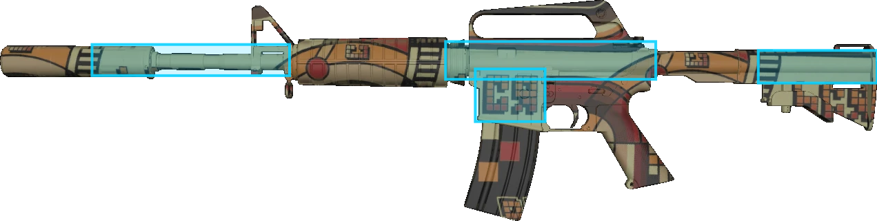Pattern preview for M4A1-S | M4A1-S FIZZY POP
