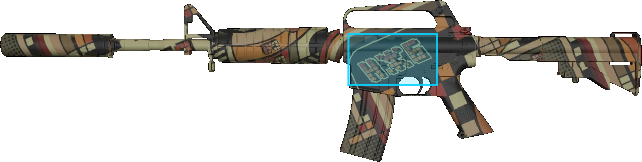 Pattern preview for M4A1-S | M4A1-S FIZZY POP