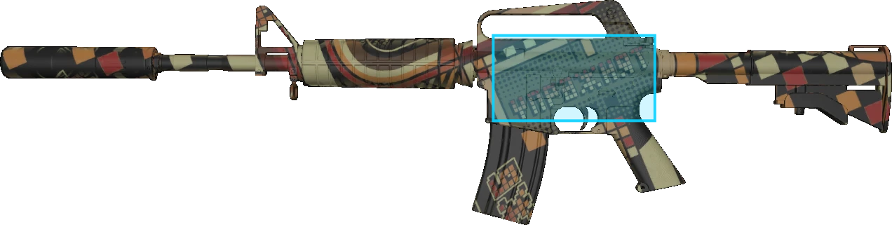 Pattern preview for M4A1-S | M4A1-S FIZZY POP