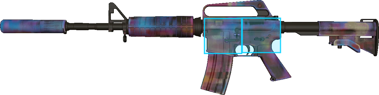 Pattern preview for M4A1-S | M4A1-S GLITCHED PAINT