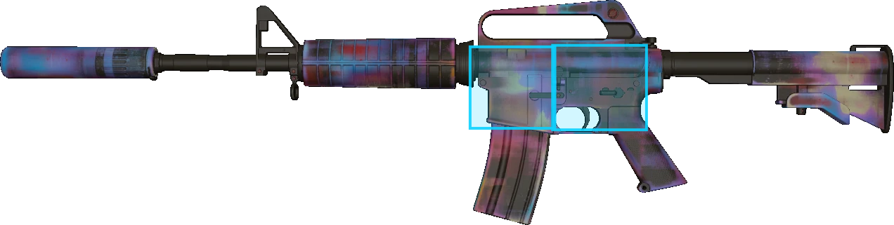 Pattern preview for M4A1-S | M4A1-S GLITCHED PAINT