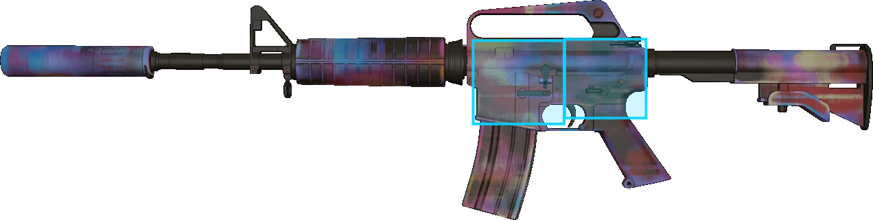 Pattern preview for M4A1-S | M4A1-S GLITCHED PAINT