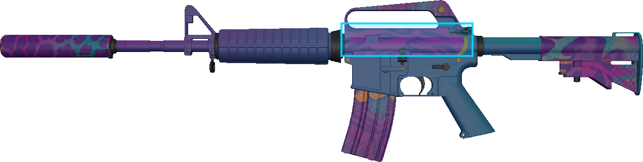 Pattern preview for M4A1-S | M4A1-S PARTY ANIMAL