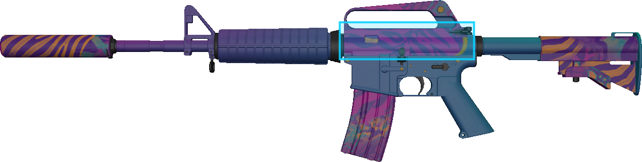 Pattern preview for M4A1-S | M4A1-S PARTY ANIMAL