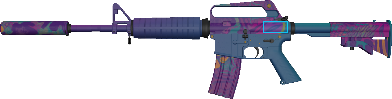 Pattern preview for M4A1-S | M4A1-S PARTY ANIMAL