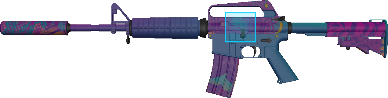 Pattern preview for M4A1-S | M4A1-S PARTY ANIMAL
