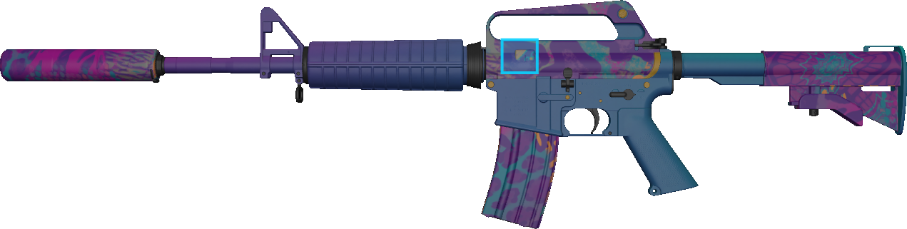 Pattern preview for M4A1-S | M4A1-S PARTY ANIMAL