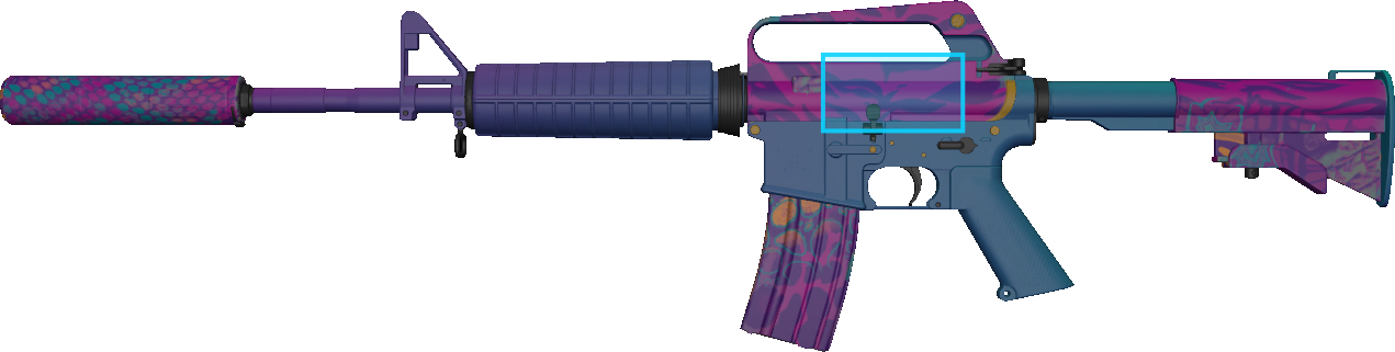 Pattern preview for M4A1-S | M4A1-S PARTY ANIMAL