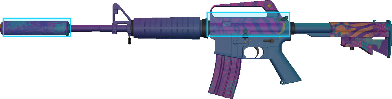 Pattern preview for M4A1-S | M4A1-S PARTY ANIMAL