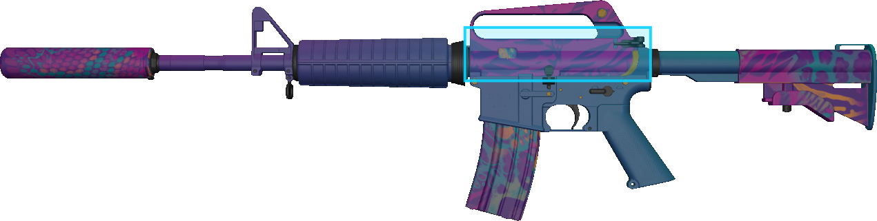 Pattern preview for M4A1-S | M4A1-S PARTY ANIMAL