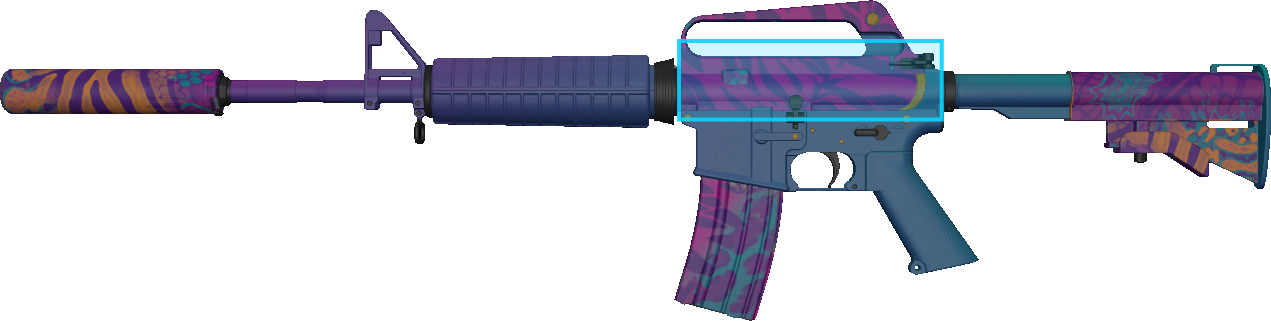 Pattern preview for M4A1-S | M4A1-S PARTY ANIMAL