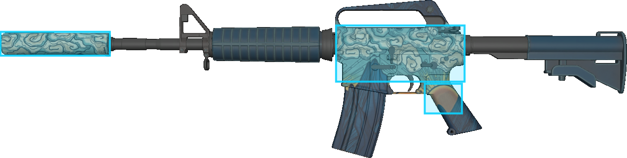 Pattern preview for M4A1-S | M4A1-S SOLITUDE