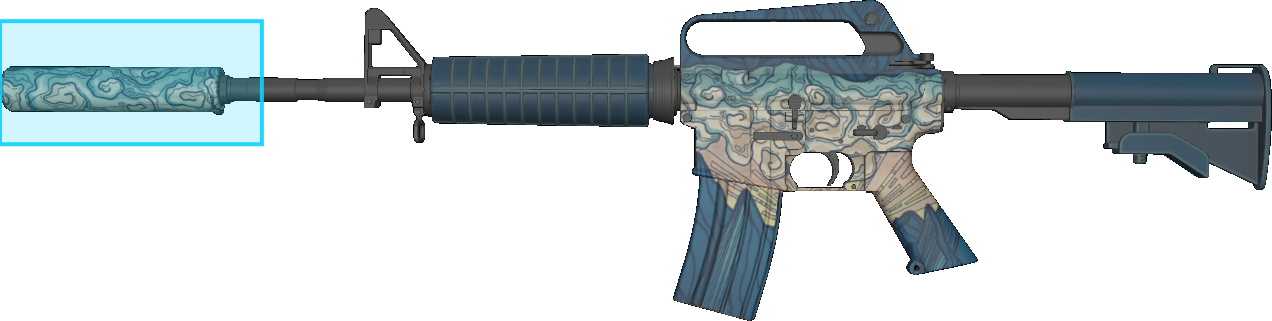 Pattern preview for M4A1-S | M4A1-S SOLITUDE