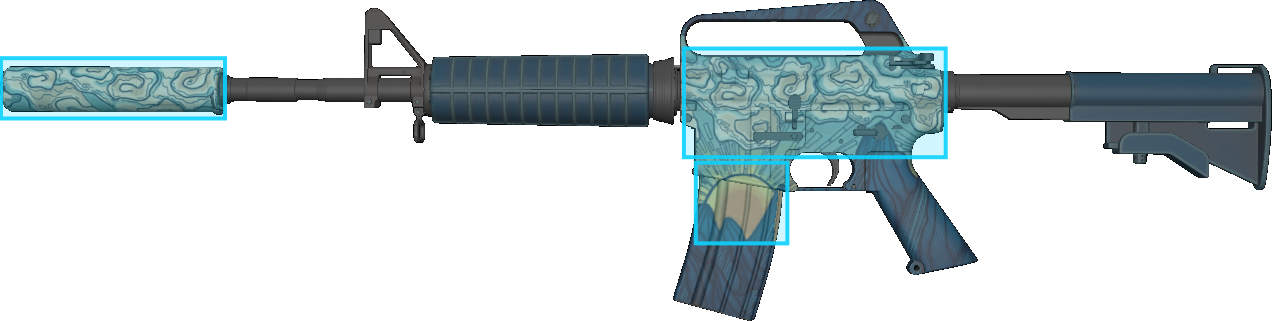 Pattern preview for M4A1-S | M4A1-S SOLITUDE