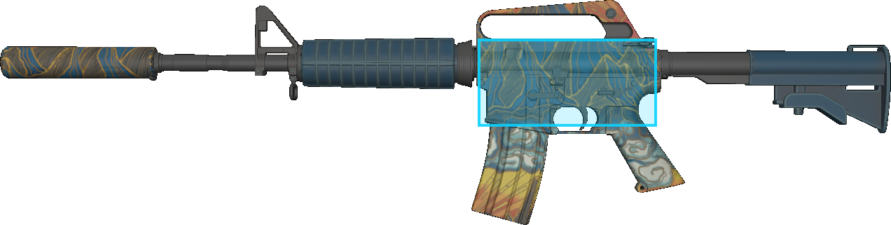 Pattern preview for M4A1-S | M4A1-S SOLITUDE
